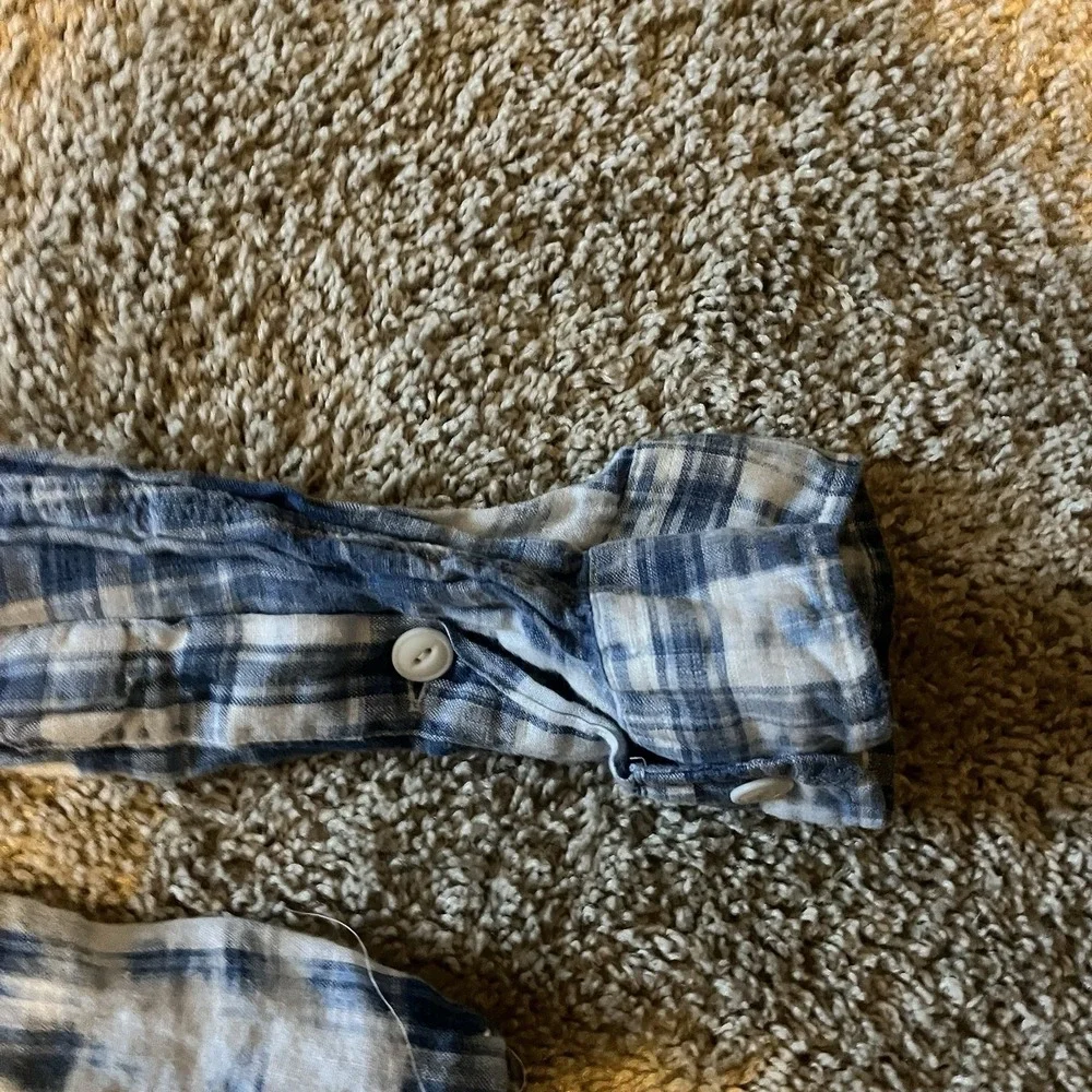 Polo Ralph Lauren Bleached Denim‎ Style Button Up Men's 2XL Lightweight